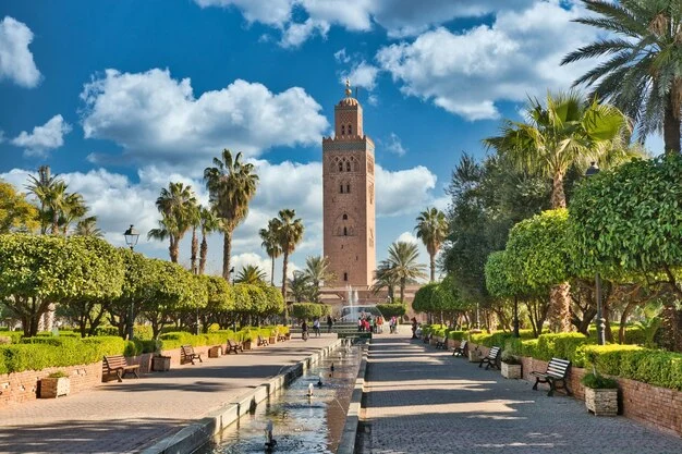 mesmerizing view ancient city marrakesh imperial city morocco with historical sights 665346 42064